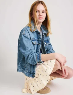 Pure Cotton Tiered Skirt (6-16 Yrs)