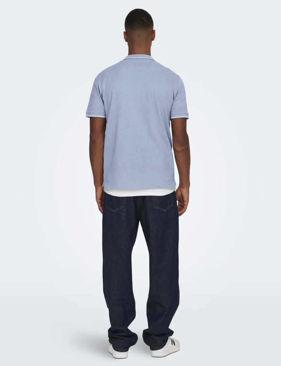 Pure Cotton Tipped Polo Shirt