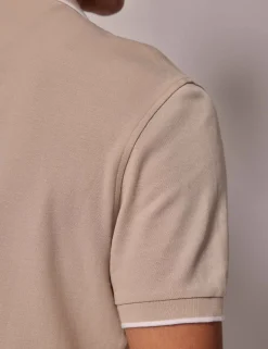 Pure Cotton Tipped Polo Shirt
