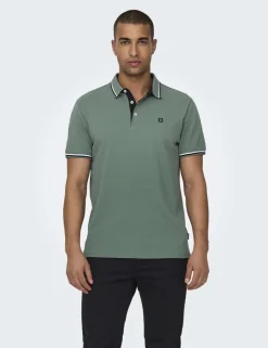 Pure Cotton Tipped Polo Shirt
