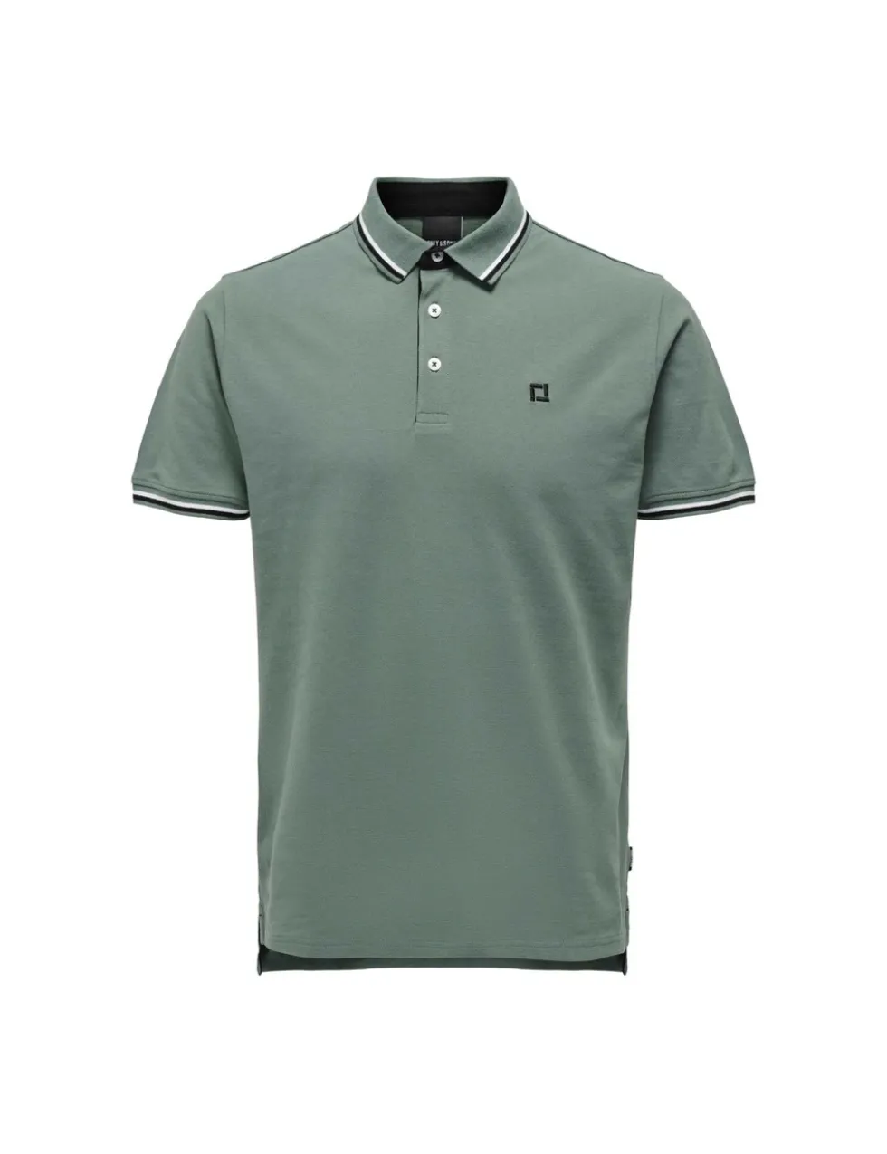 Pure Cotton Tipped Polo Shirt