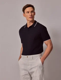 Pure Cotton Tipped Polo Shirt