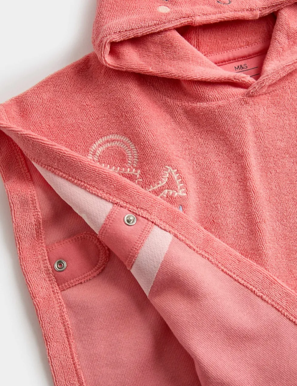 Pure Cotton Towel Poncho (0-3 Yrs)