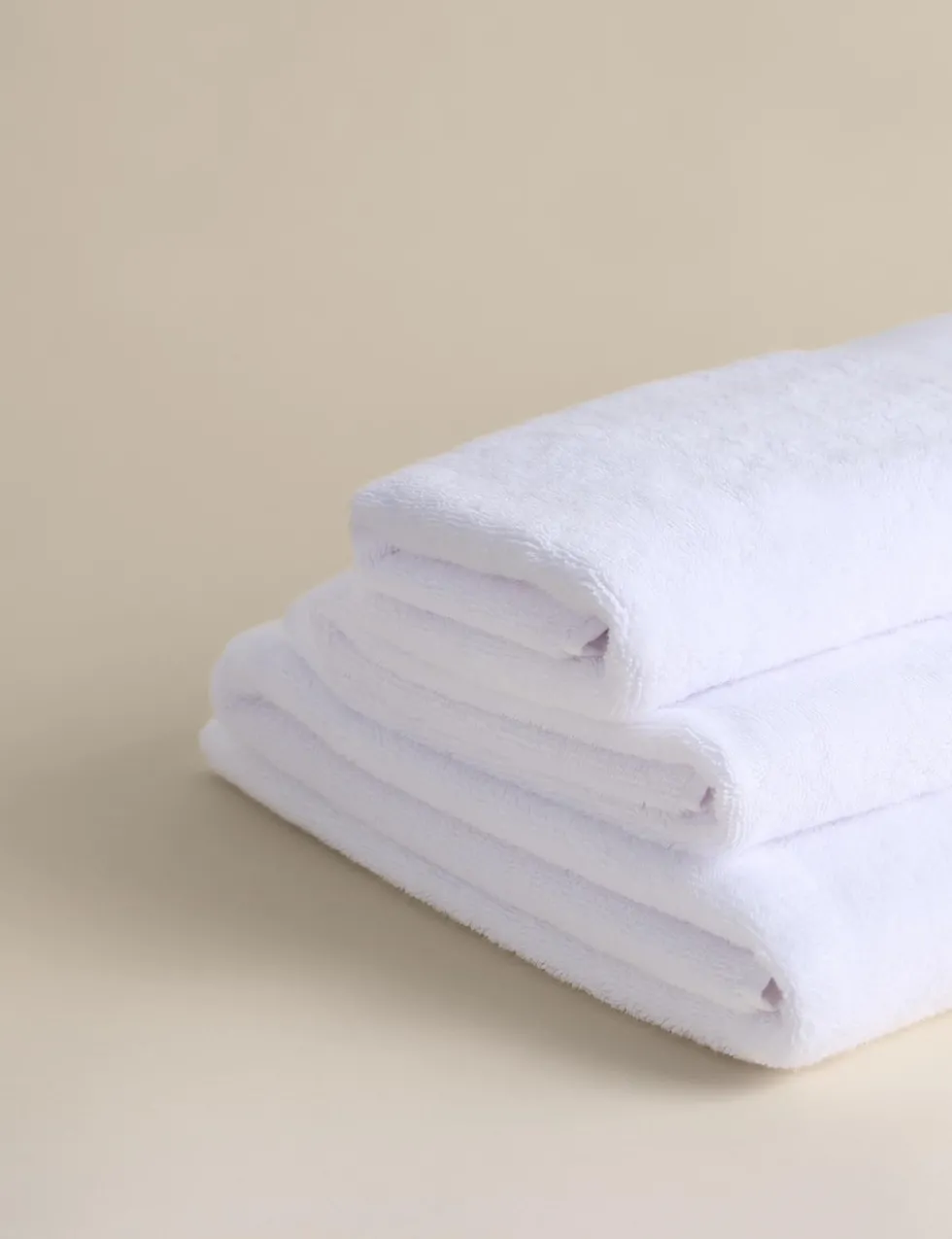 Pure Cotton Towel with Linen Border