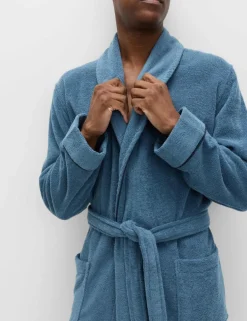 Pure Cotton Towelling Dressing Gown
