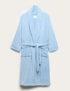 Pure Cotton Towelling Dressing Gown