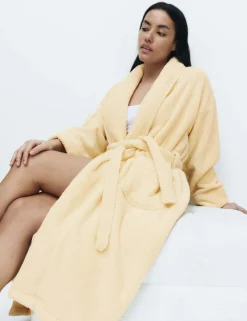 Pure Cotton Towelling Dressing Gown