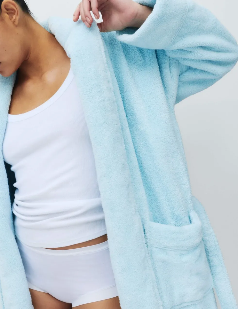 Pure Cotton Towelling Dressing Gown