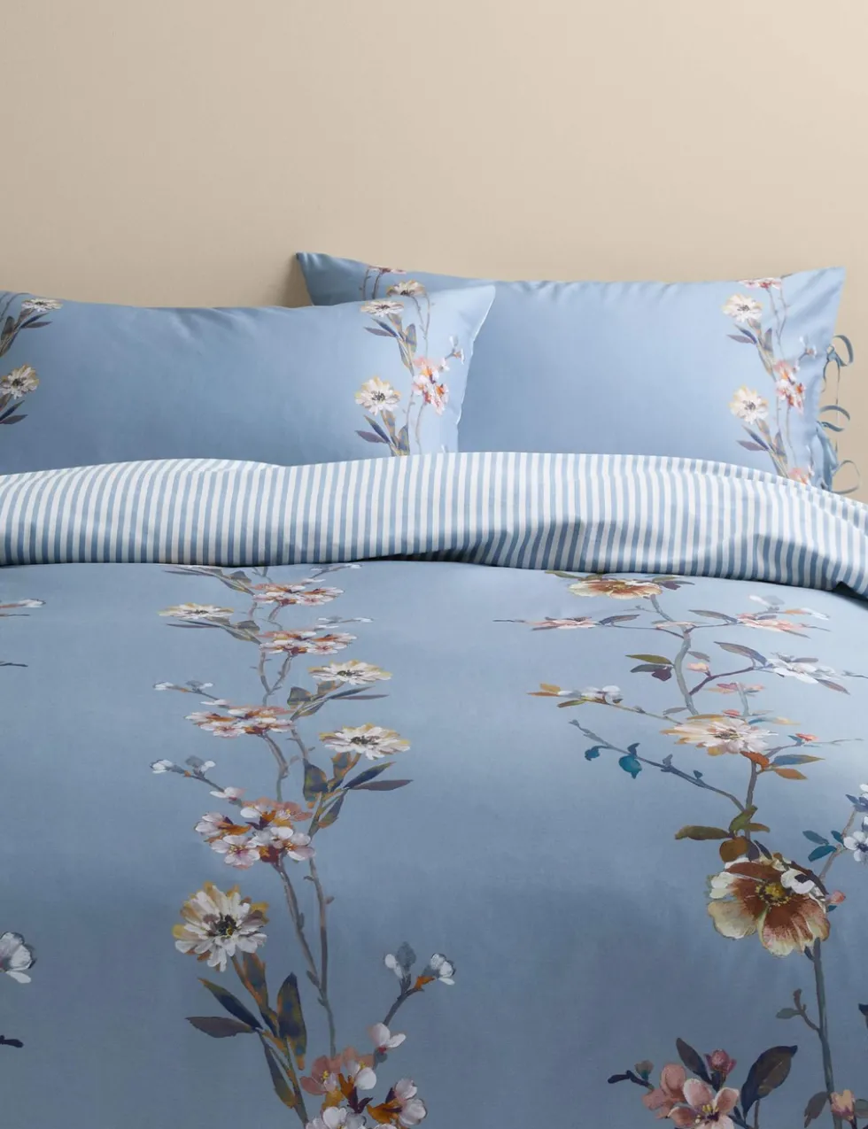 Pure Cotton Trailing Blooms Bedding Set