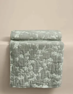 Pure Cotton Trailing Cherry Bedspread