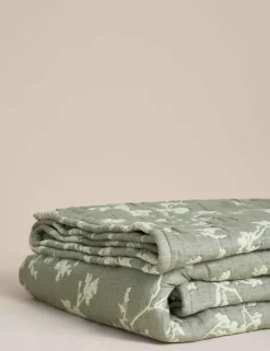 Pure Cotton Trailing Cherry Bedspread