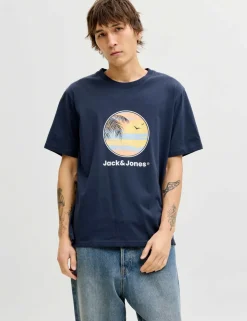 Pure Cotton Tropical Graphic T-Shirt