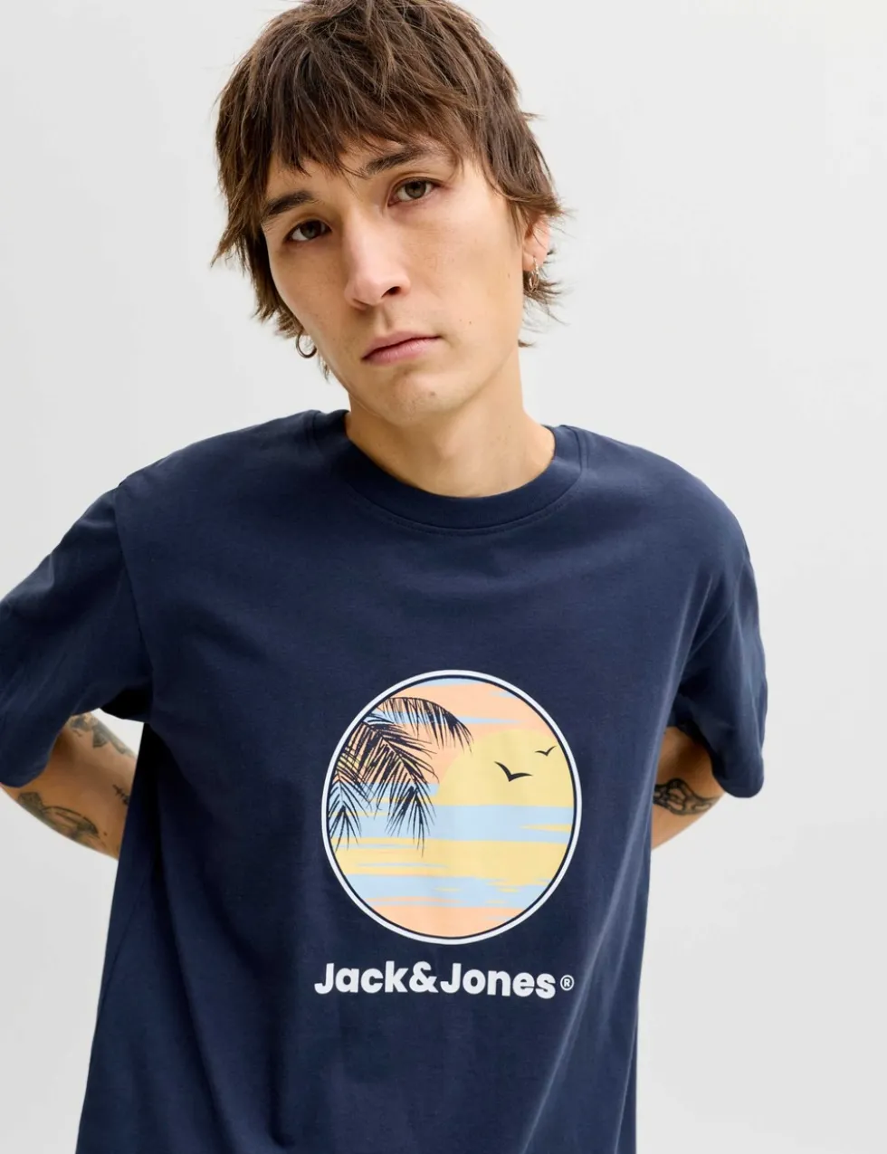 Pure Cotton Tropical Graphic T-Shirt