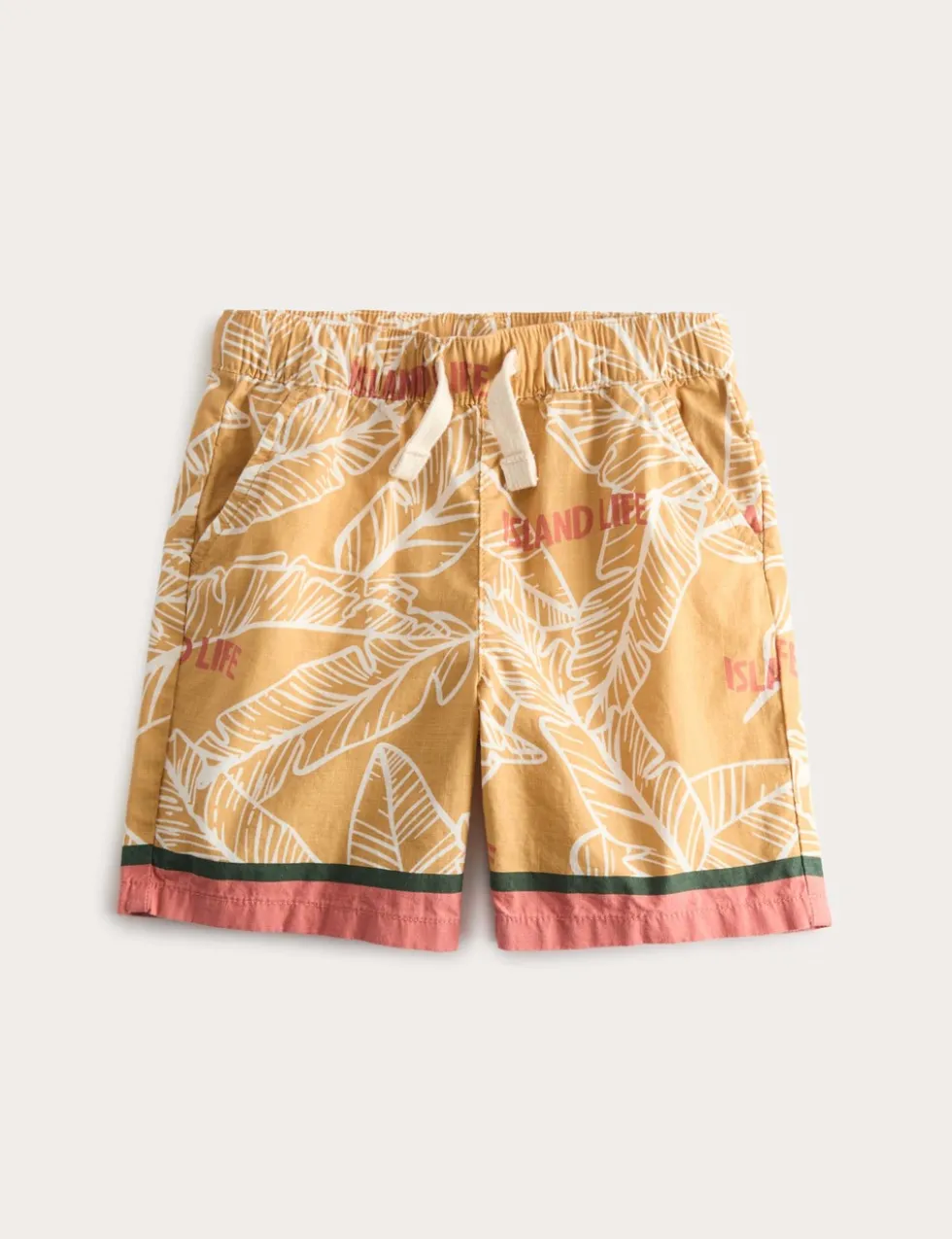 Pure Cotton Tropical Print Shorts (2-8 Yrs)