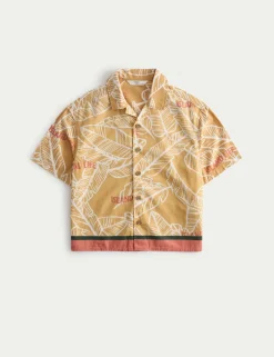 Pure Cotton Tropical Print Shirt (2-8 Yrs)