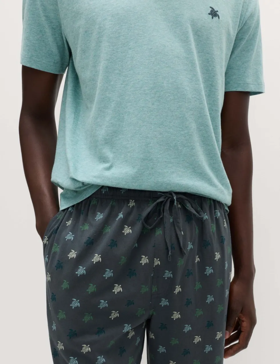 Pure Cotton Turtle Print Pyjama Set