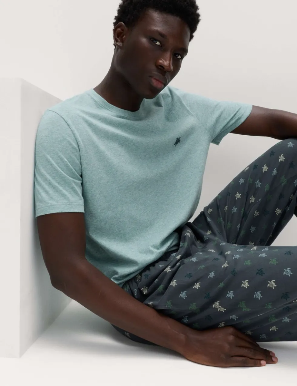 Pure Cotton Turtle Print Pyjama Set
