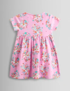 Pure Cotton Unicon Pet In Pocket Dress (6 Mths - 7 Yrs)