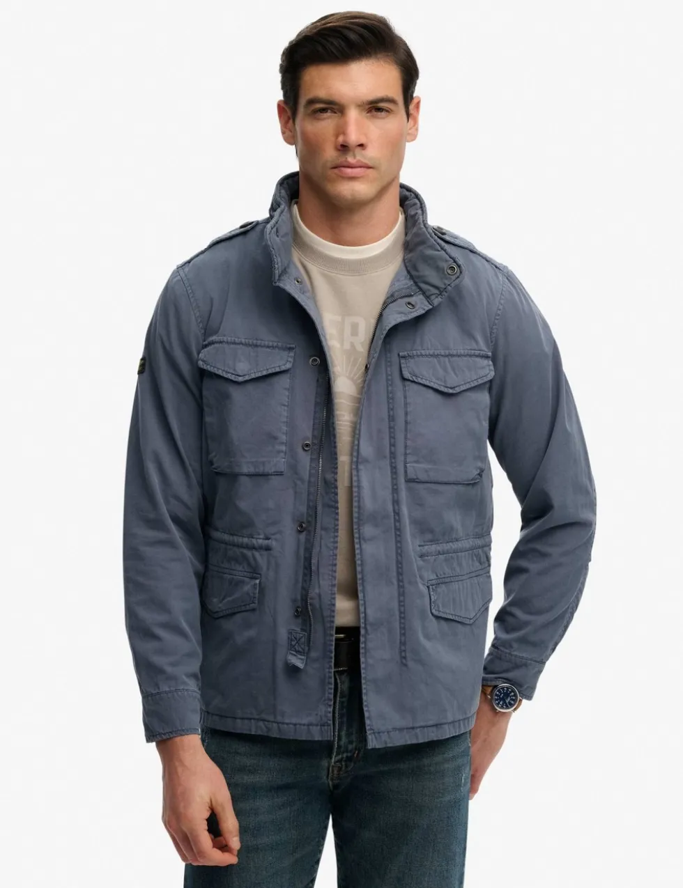 Pure Cotton Utility Jacket
