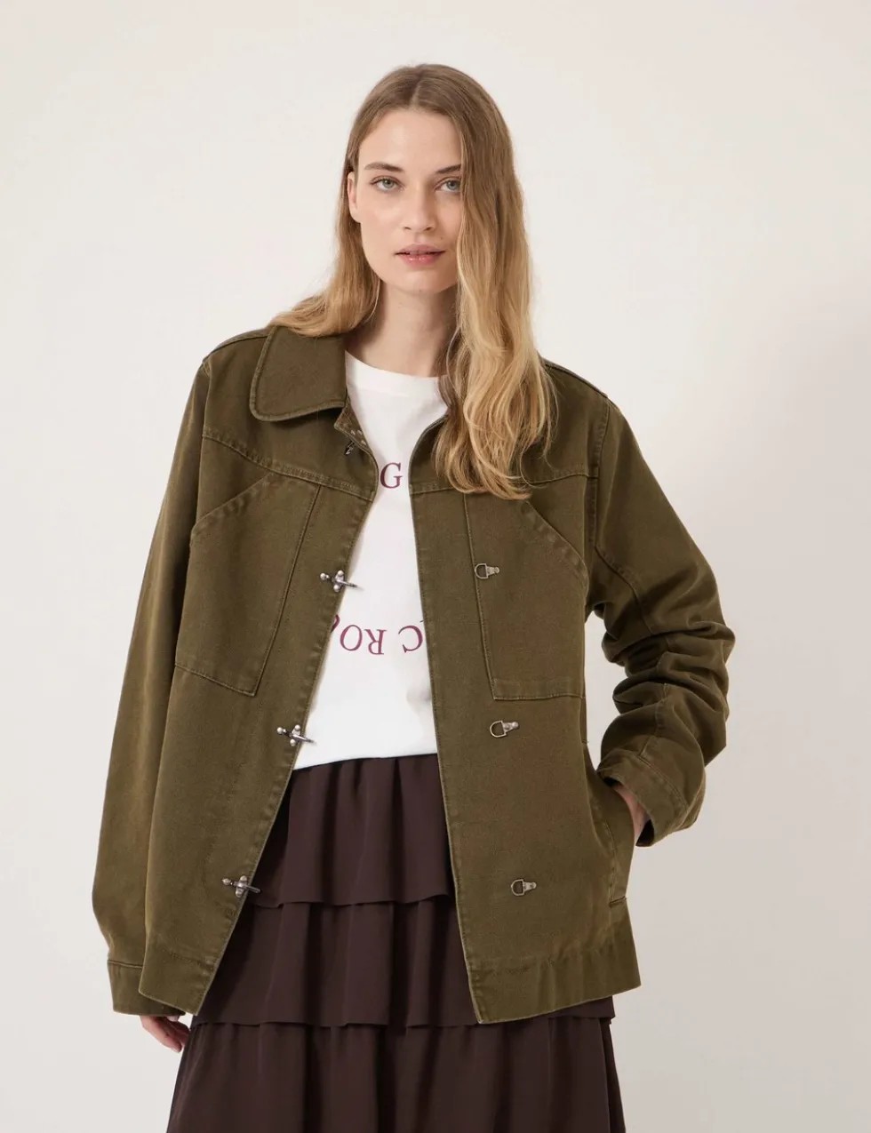 Pure Cotton Utility Jacket
