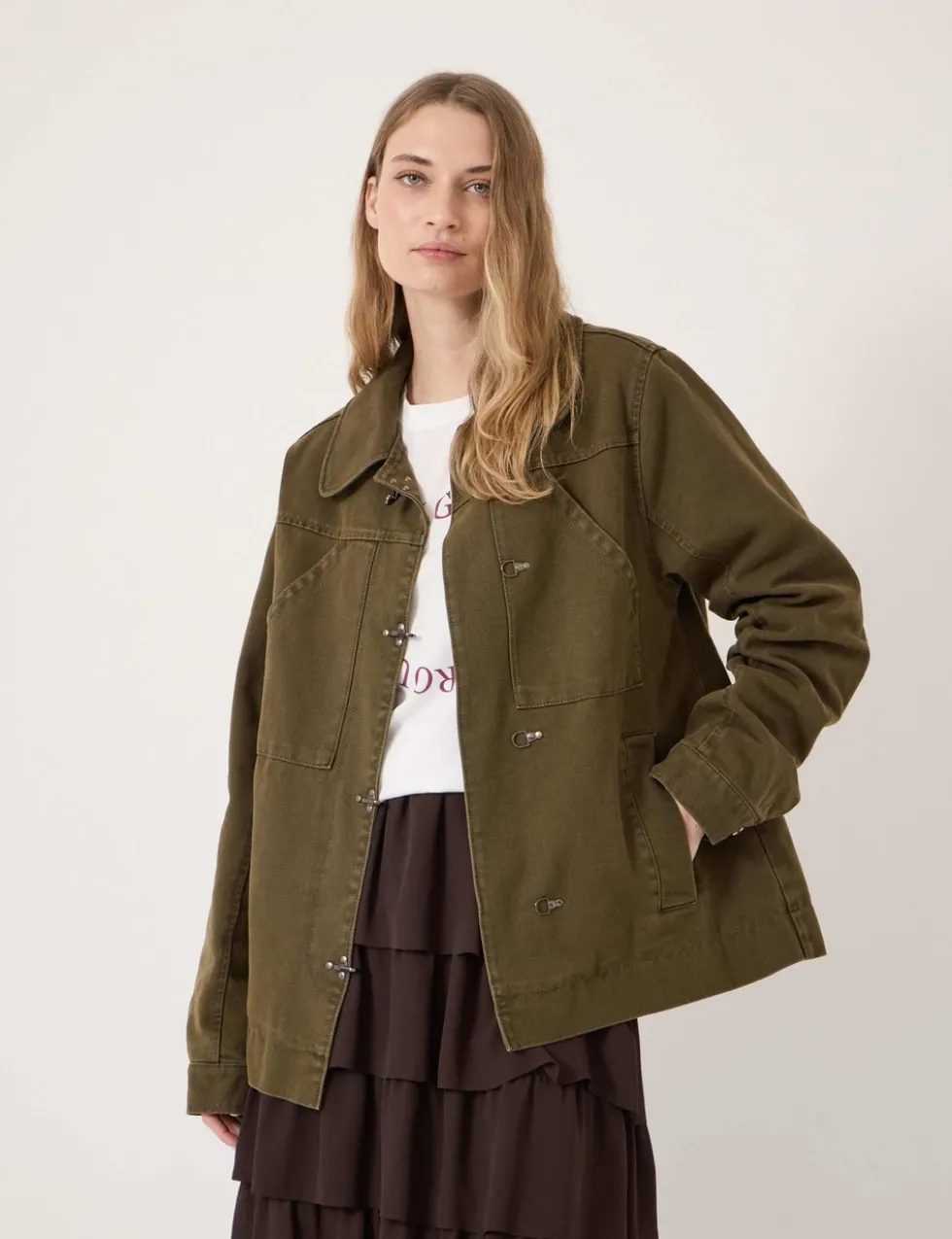 Pure Cotton Utility Jacket
