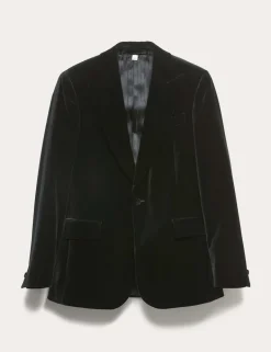 Pure Cotton Velvet Blazer