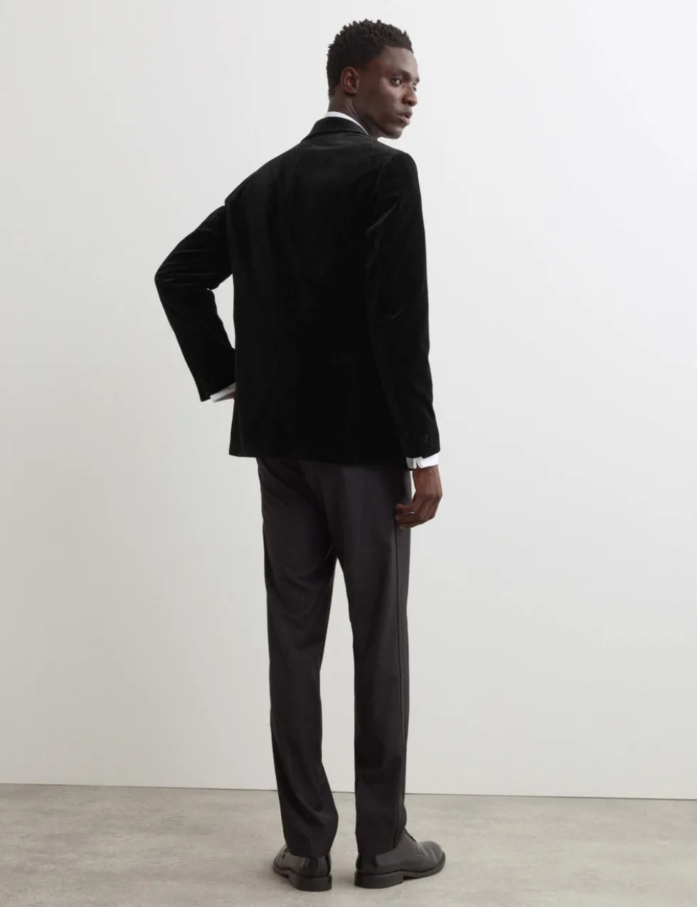 Pure Cotton Velvet Blazer