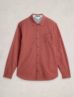 Pure Cotton Vine Print Shirt