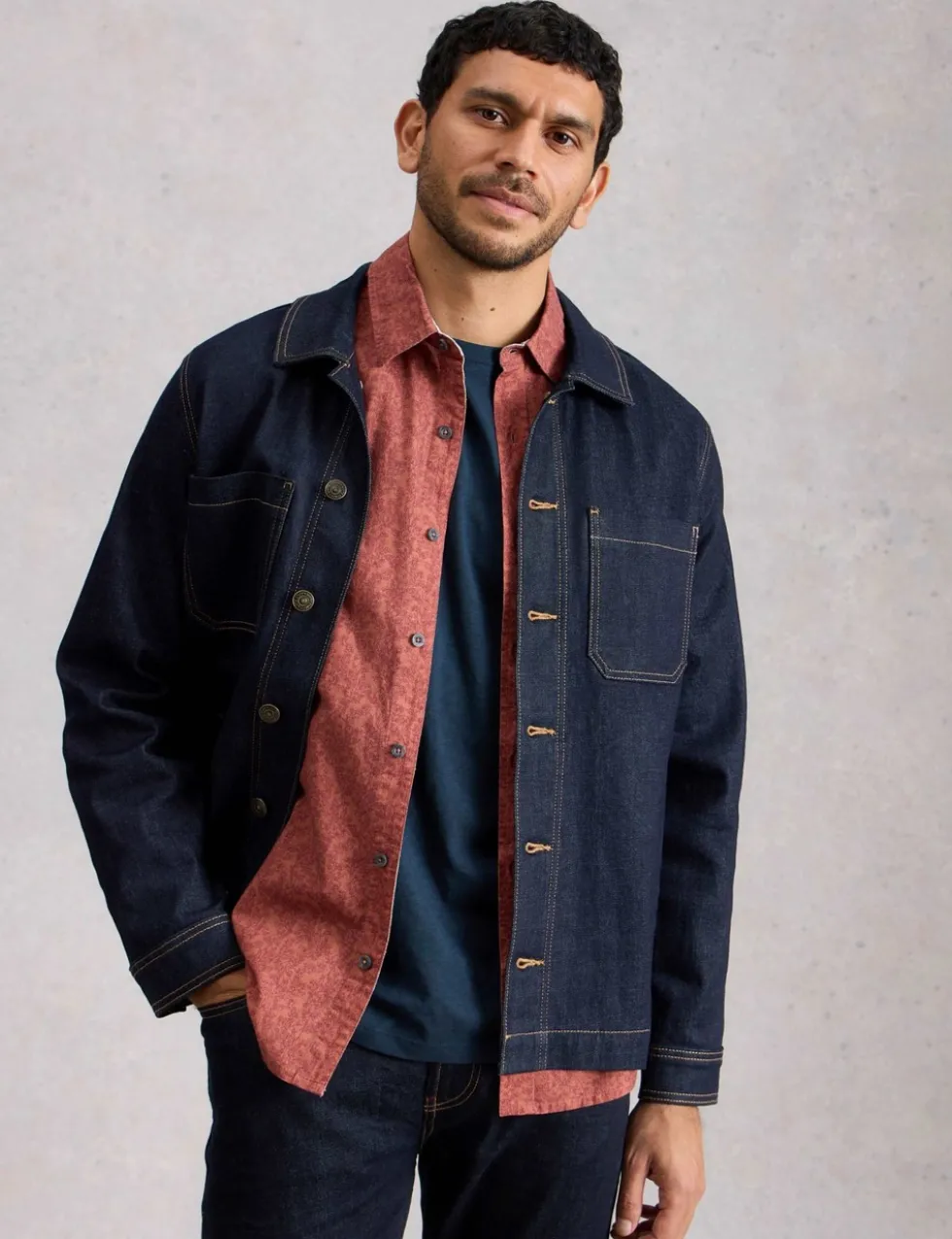 Pure Cotton Vine Print Shirt