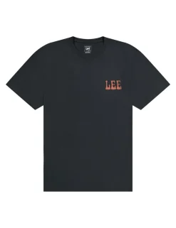 Pure Cotton Vinyl Graphic Crew Neck T-Shirt
