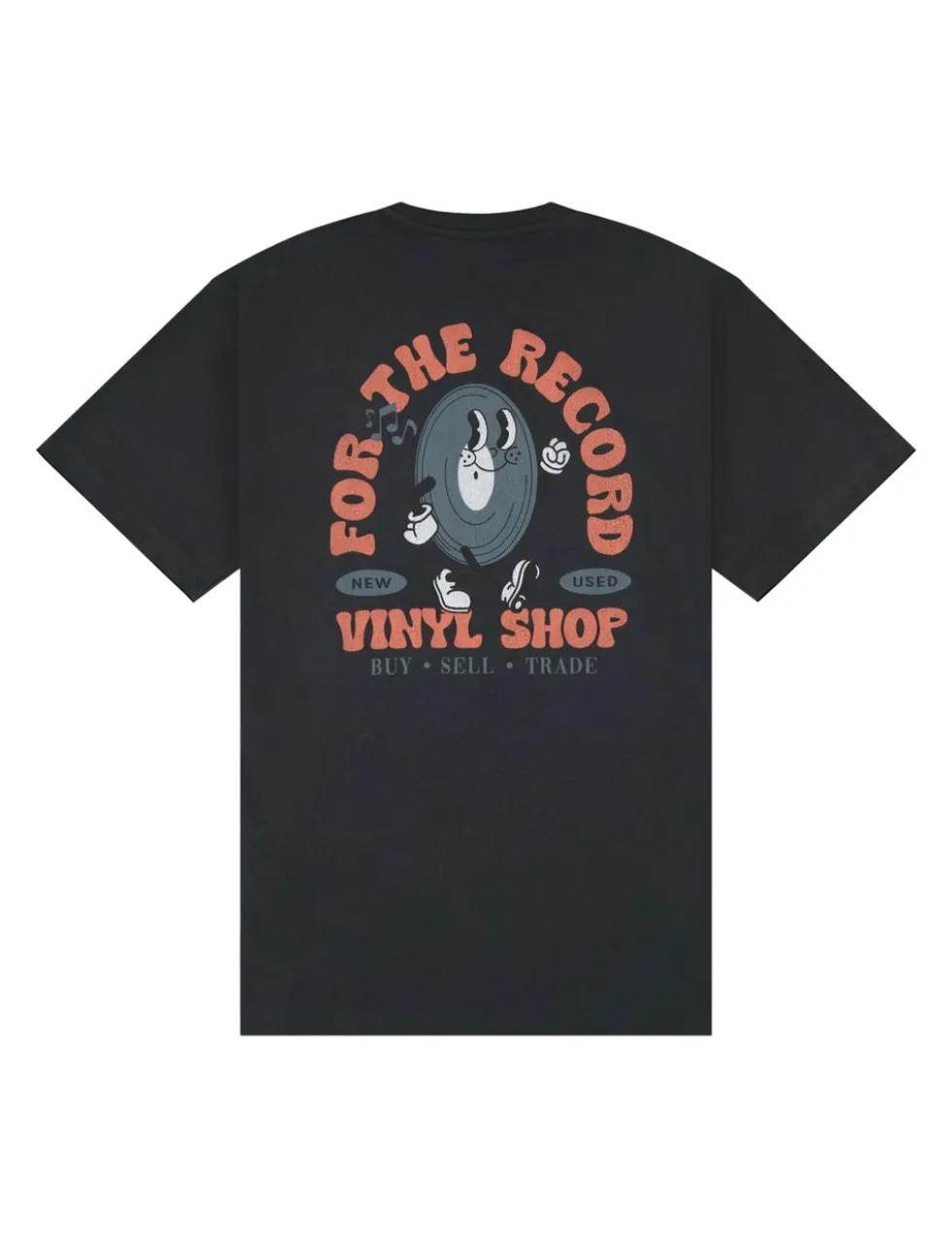 Pure Cotton Vinyl Graphic Crew Neck T-Shirt