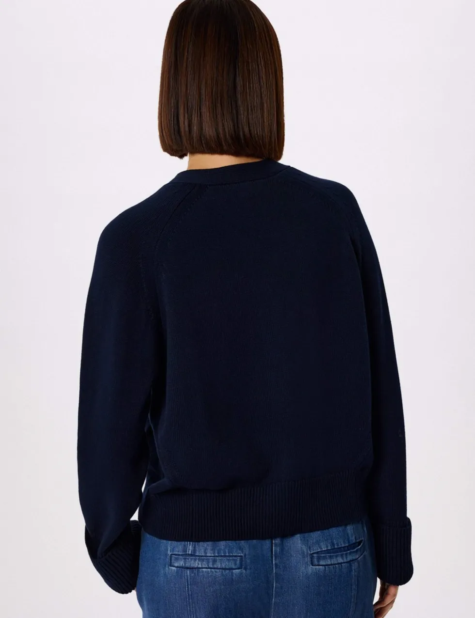 Pure Cotton V-Neck Cardigan