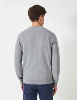 Pure Cotton V-Neck Jumper