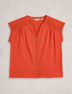 Pure Cotton V-Neck Shirt