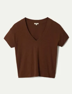 Pure Cotton V-Neck T-Shirt