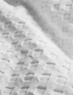 Pure Cotton Waffle Bedding Set