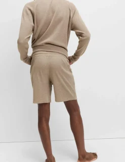 Pure Cotton Waffle Loungewear Shorts