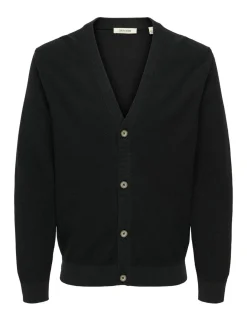 Pure Cotton Waffle Textured Cardigan