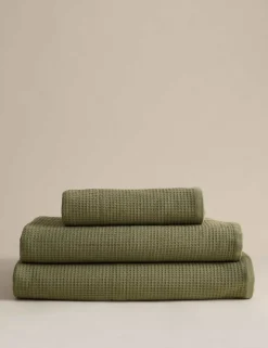 Pure Cotton Waffle Towel