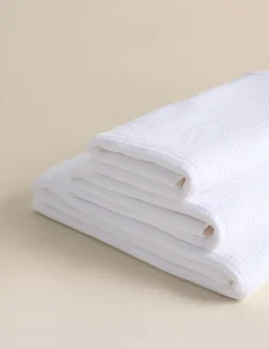 Pure Cotton Waffle Towel