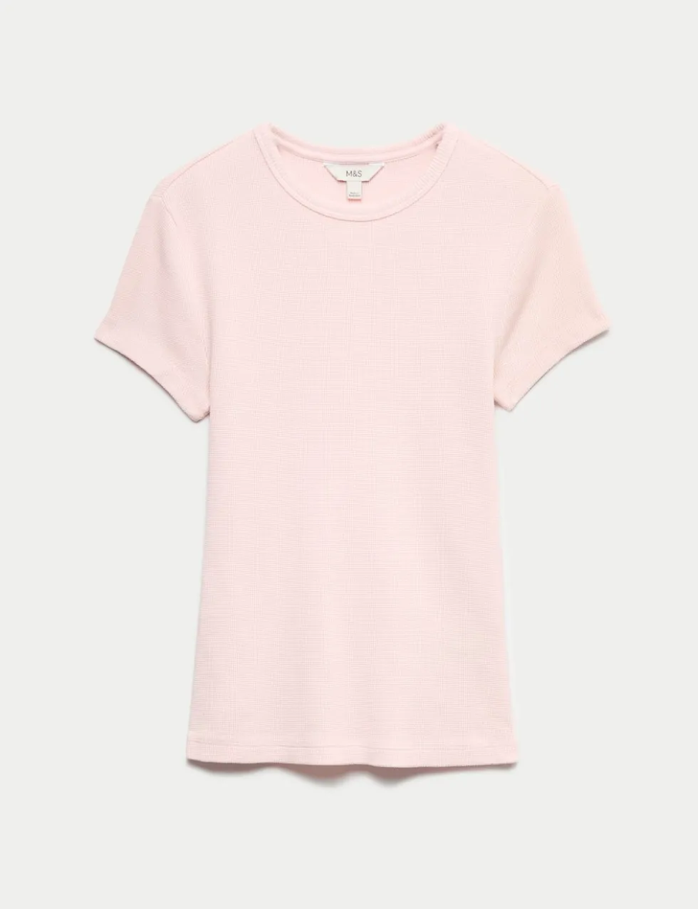Pure Cotton Waffle T-Shirt