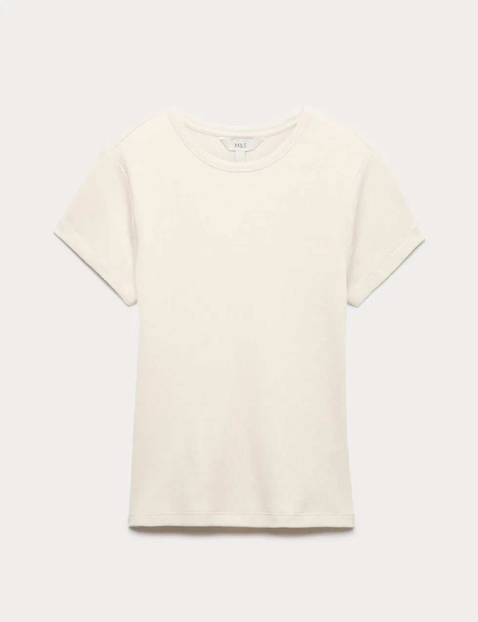 Pure Cotton Waffle T-Shirt