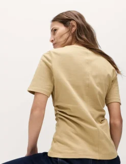 Pure Cotton Waisted T-Shirt