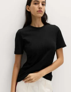 Pure Cotton Waisted T-Shirt