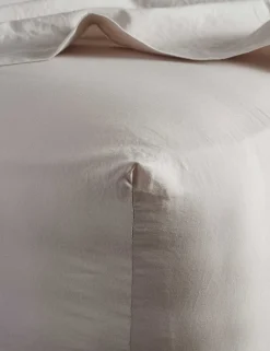 Pure Cotton Washed Fitted Sheet
