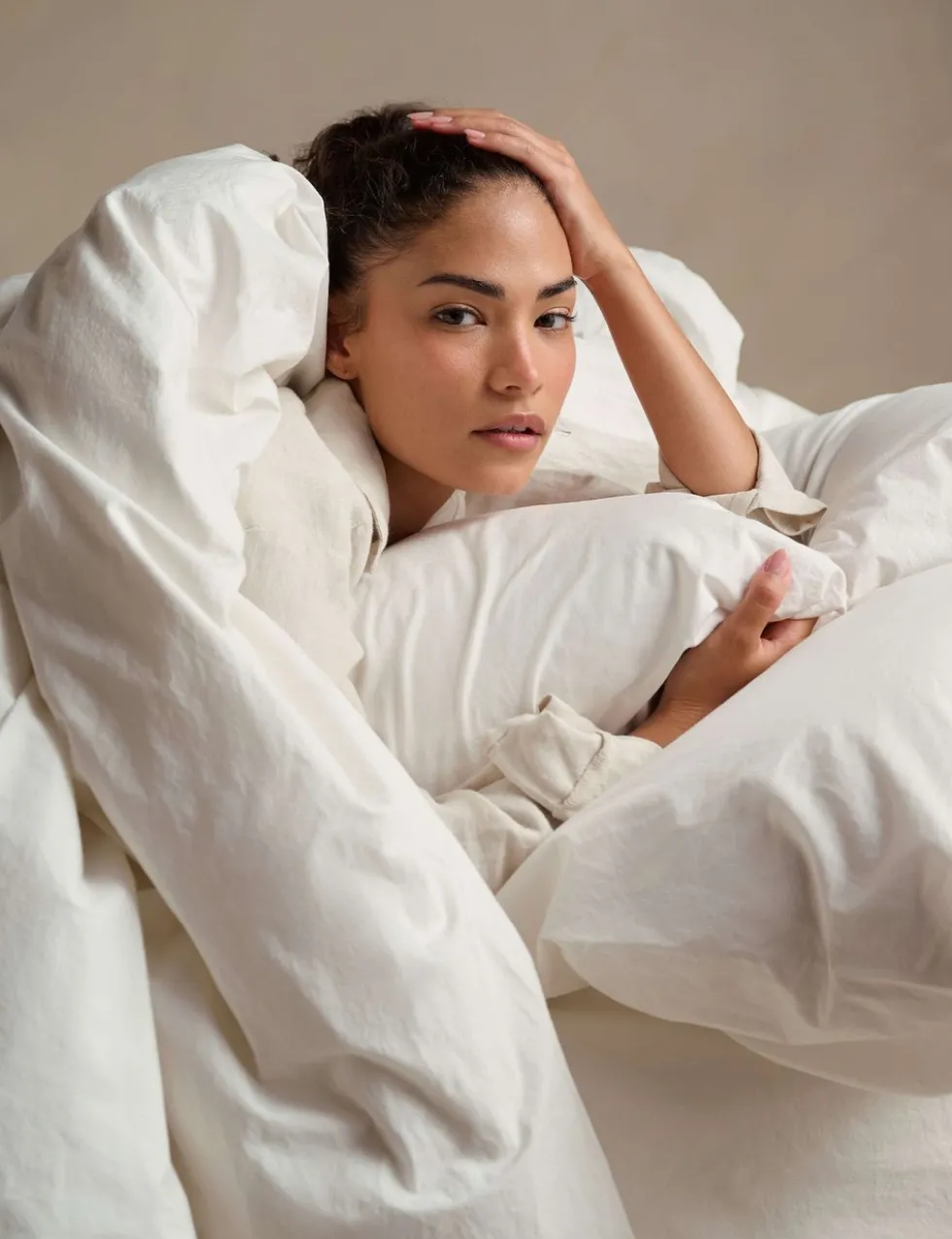 Pure Cotton Washed Fitted Sheet