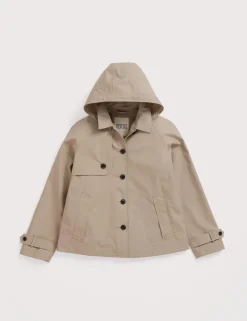 Pure Cotton Waterproof Hooded Jacket