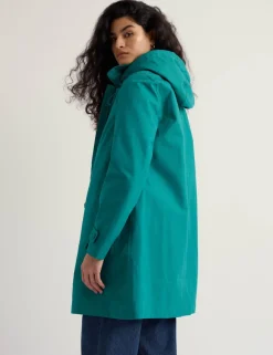 Pure Cotton Waterproof Hooded Mac