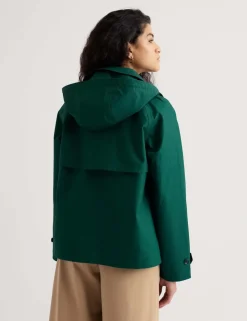 Pure Cotton Waterproof Hooded Jacket