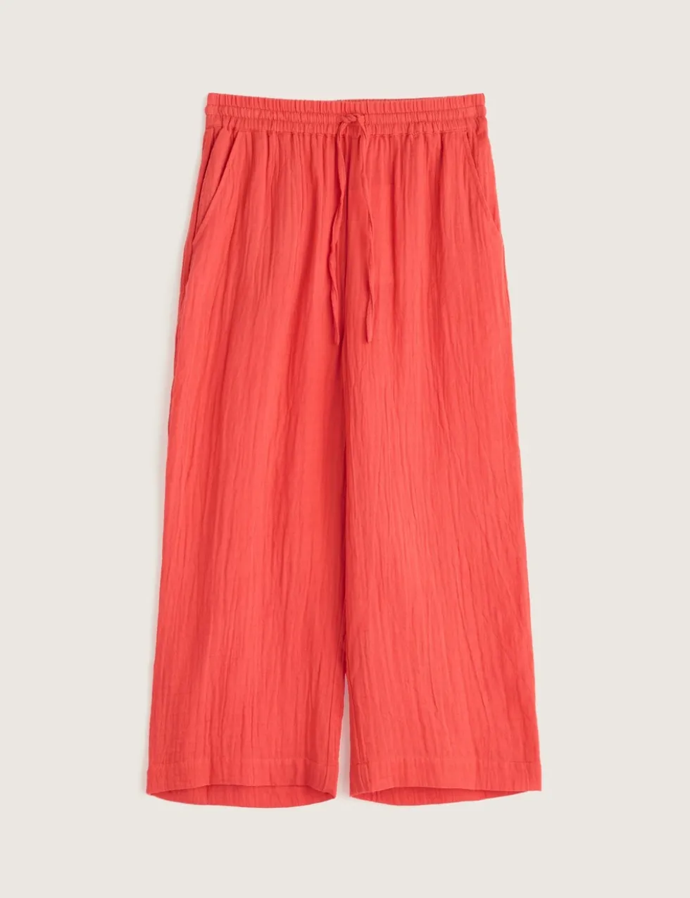 Pure Cotton Wide Leg Cropped Culottes